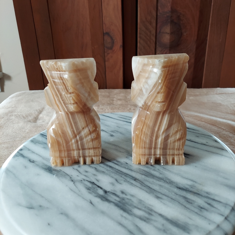 Marble bookends